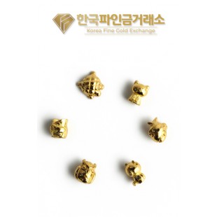 순금 콩알금, 동물 오브제 1g