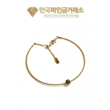 24K 순금 텐션 팔찌 청러프다이아 1.875g(돈) + 18K장식