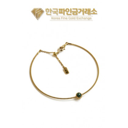 24K 순금 텐션 팔찌 청러프다이아 1.875g(돈) + 18K장식